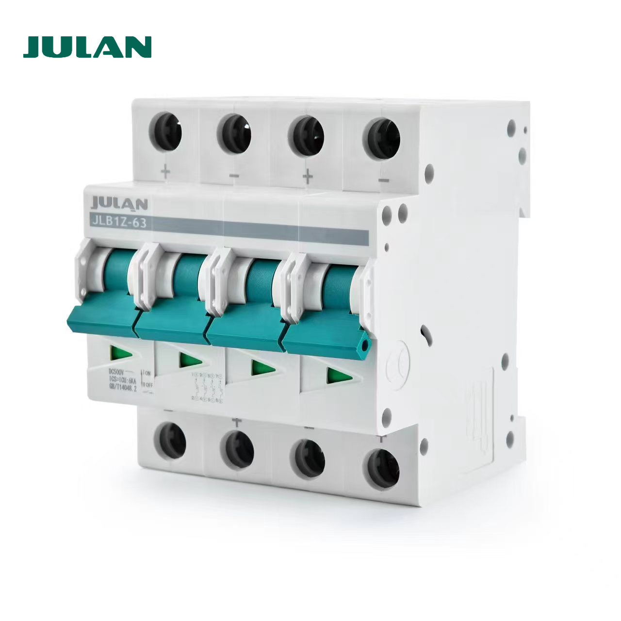 L7 Series JLB2Z-63 Solar PV 550V 1000V Electrical Miniature Circuit Breaker DC Mcb