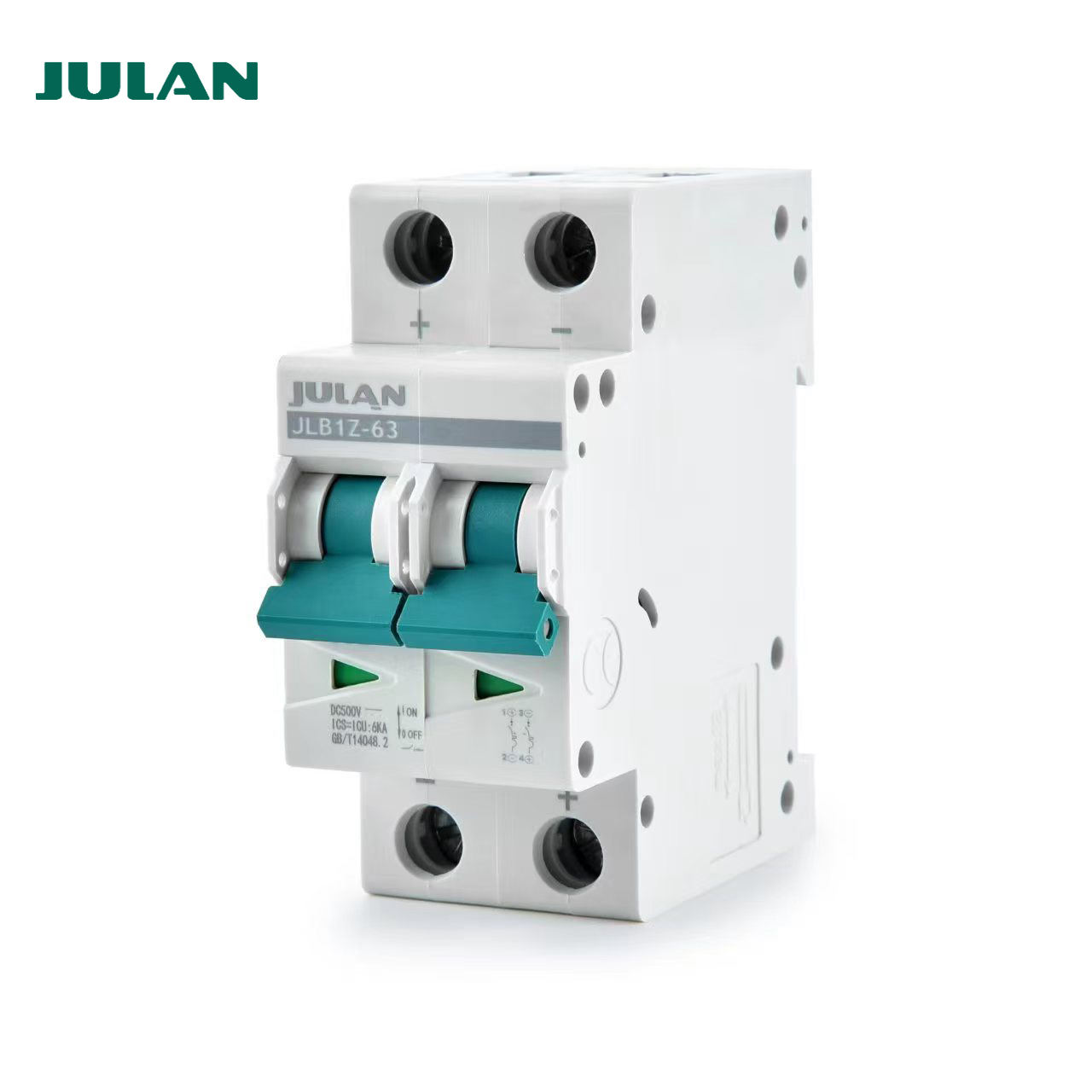 L7 Series JLB2Z-63 Miniature Circuit Breaker Solar PV 6kA DC MCB